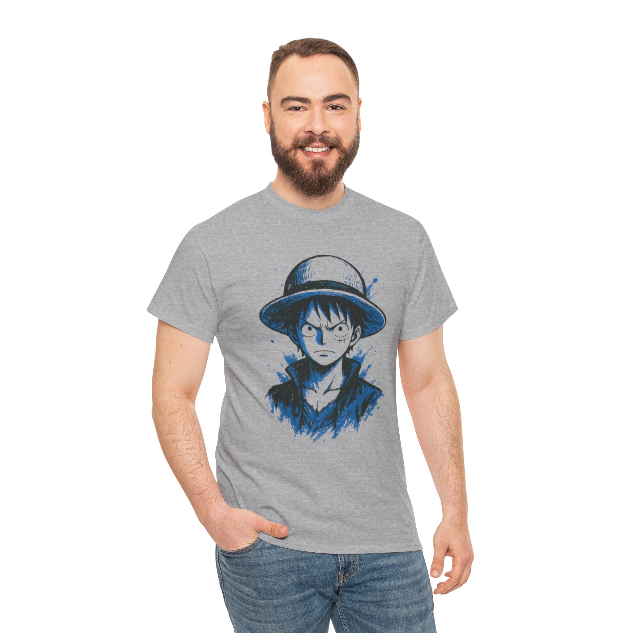 Monkey D Luffy Unisex Heavy Cotton Tee