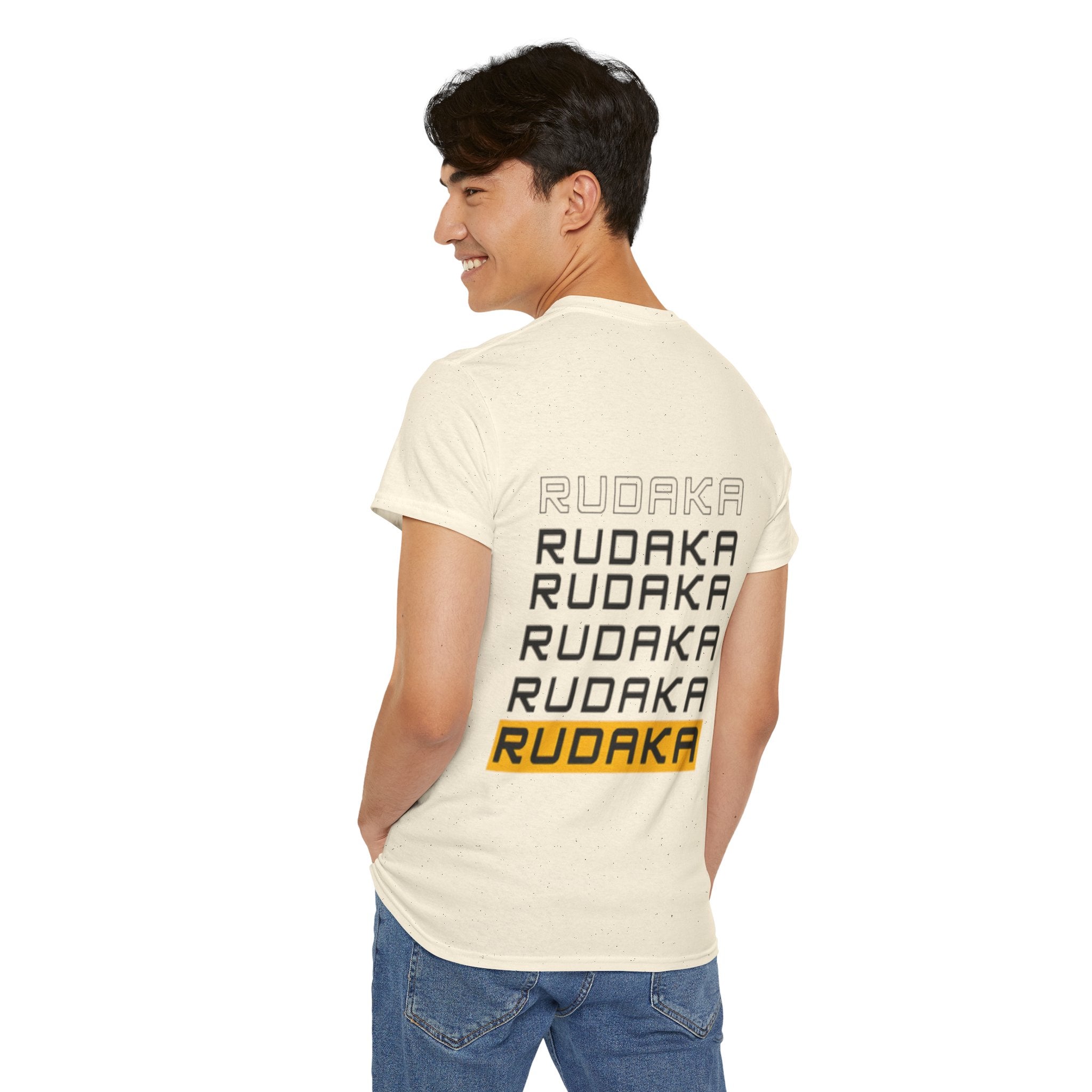 Rudaka Unisex Cotton Tee, Casual Wear, Street Fashion