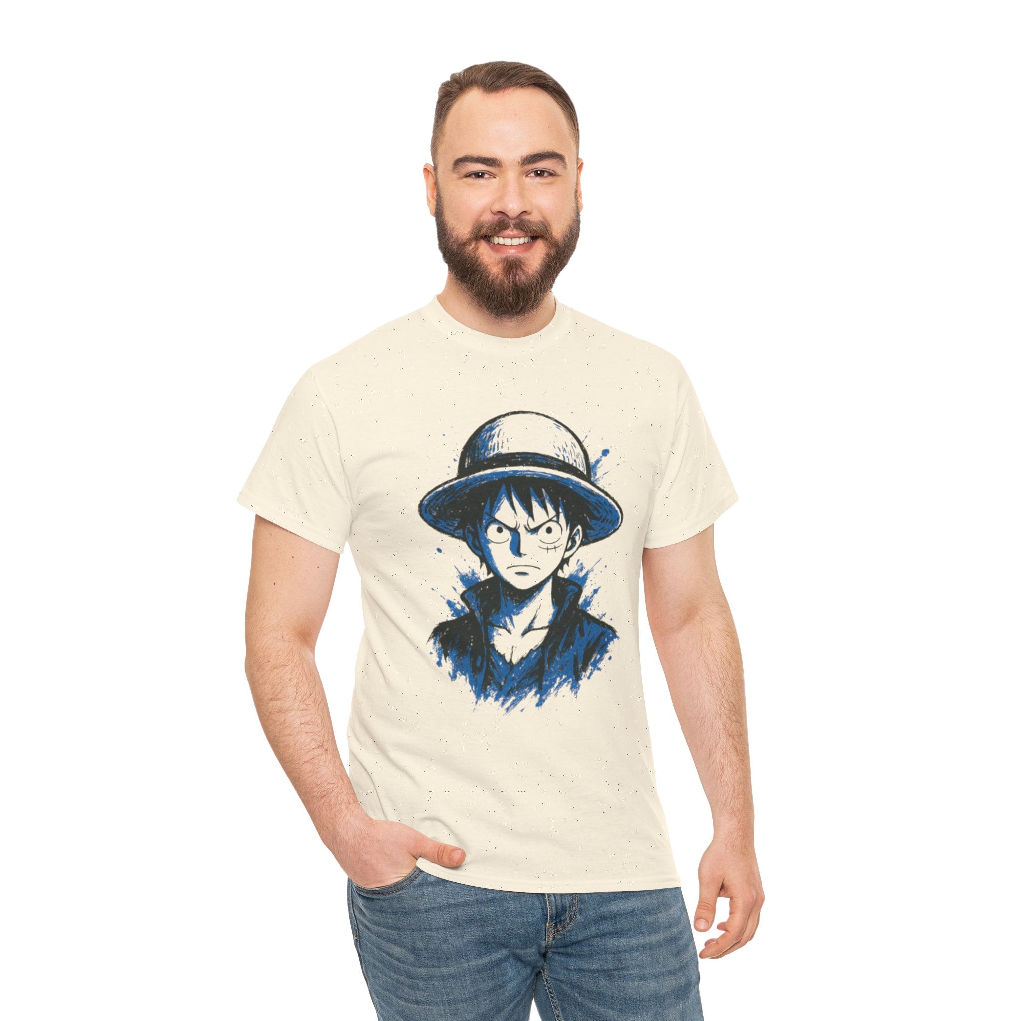 Monkey D Luffy Unisex Heavy Cotton Tee