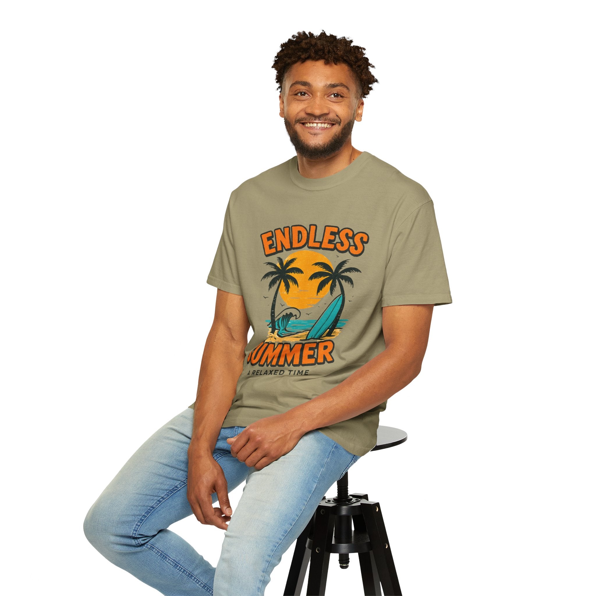 Endless Summer T-Shirt, Relaxed Beach Vibes Tee