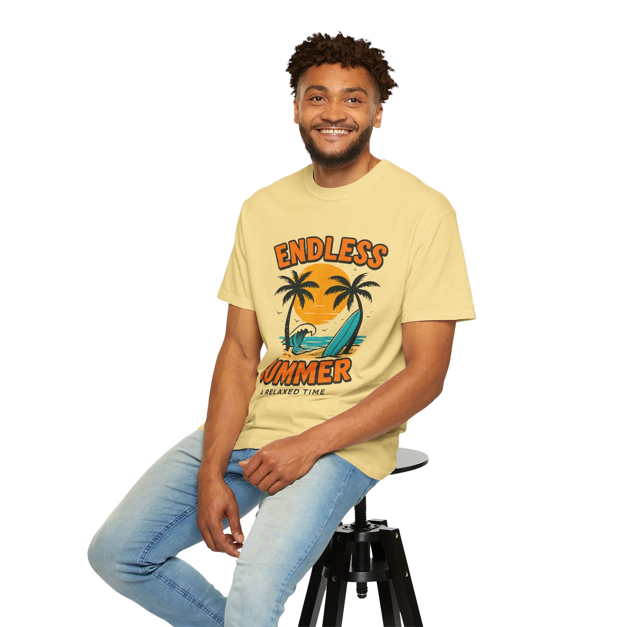 Endless Summer T-Shirt, Relaxed Beach Vibes Tee