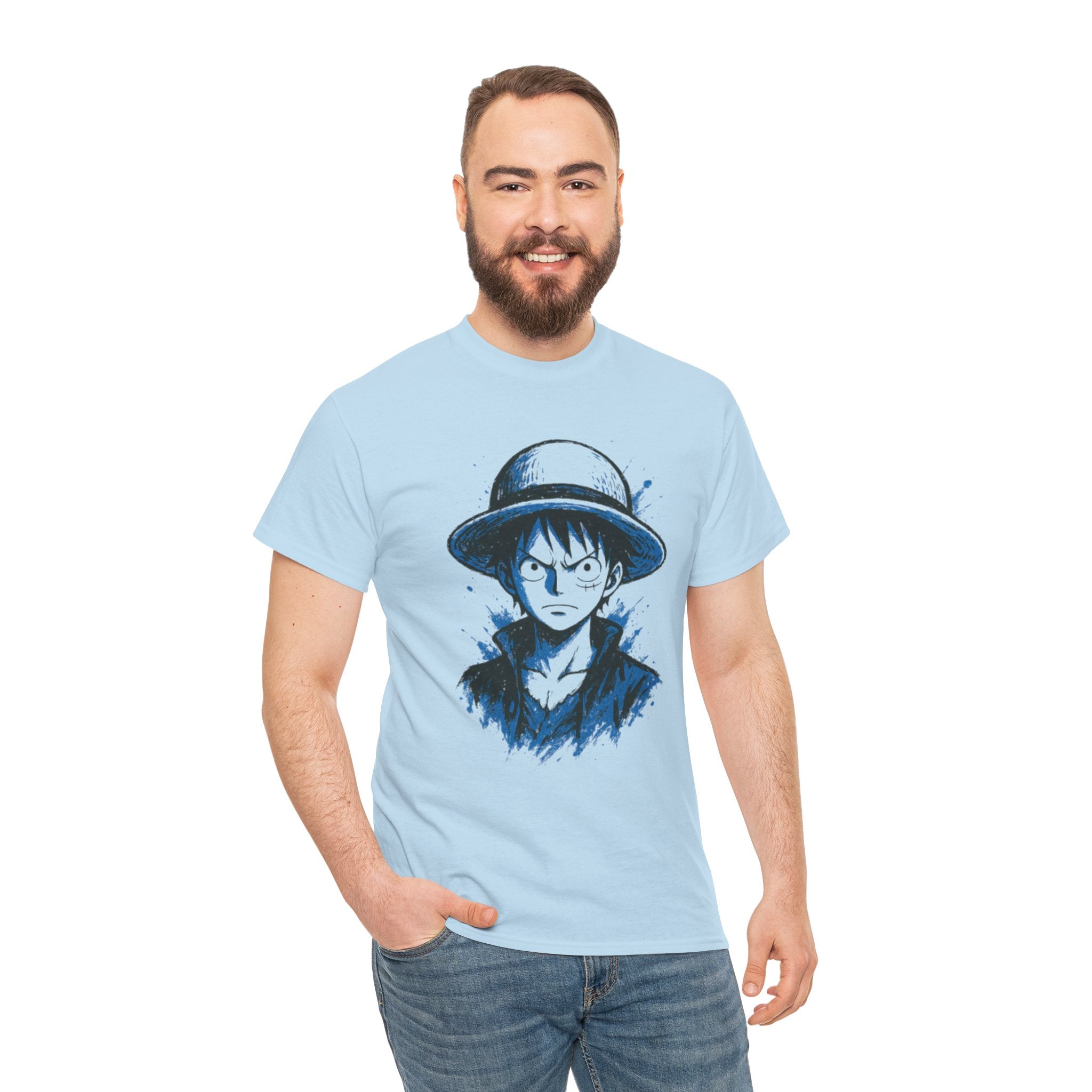 Monkey D Luffy Unisex Heavy Cotton Tee