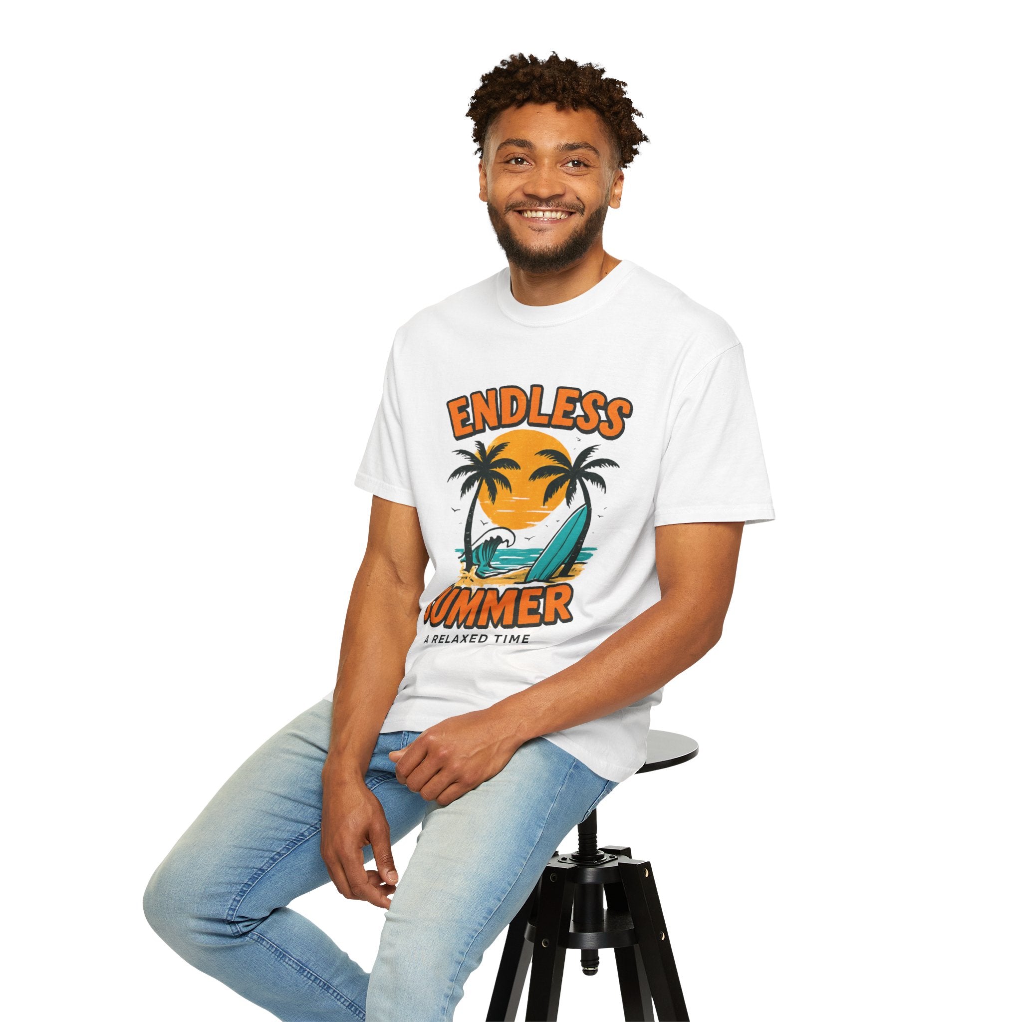 Endless Summer T-Shirt, Relaxed Beach Vibes Tee