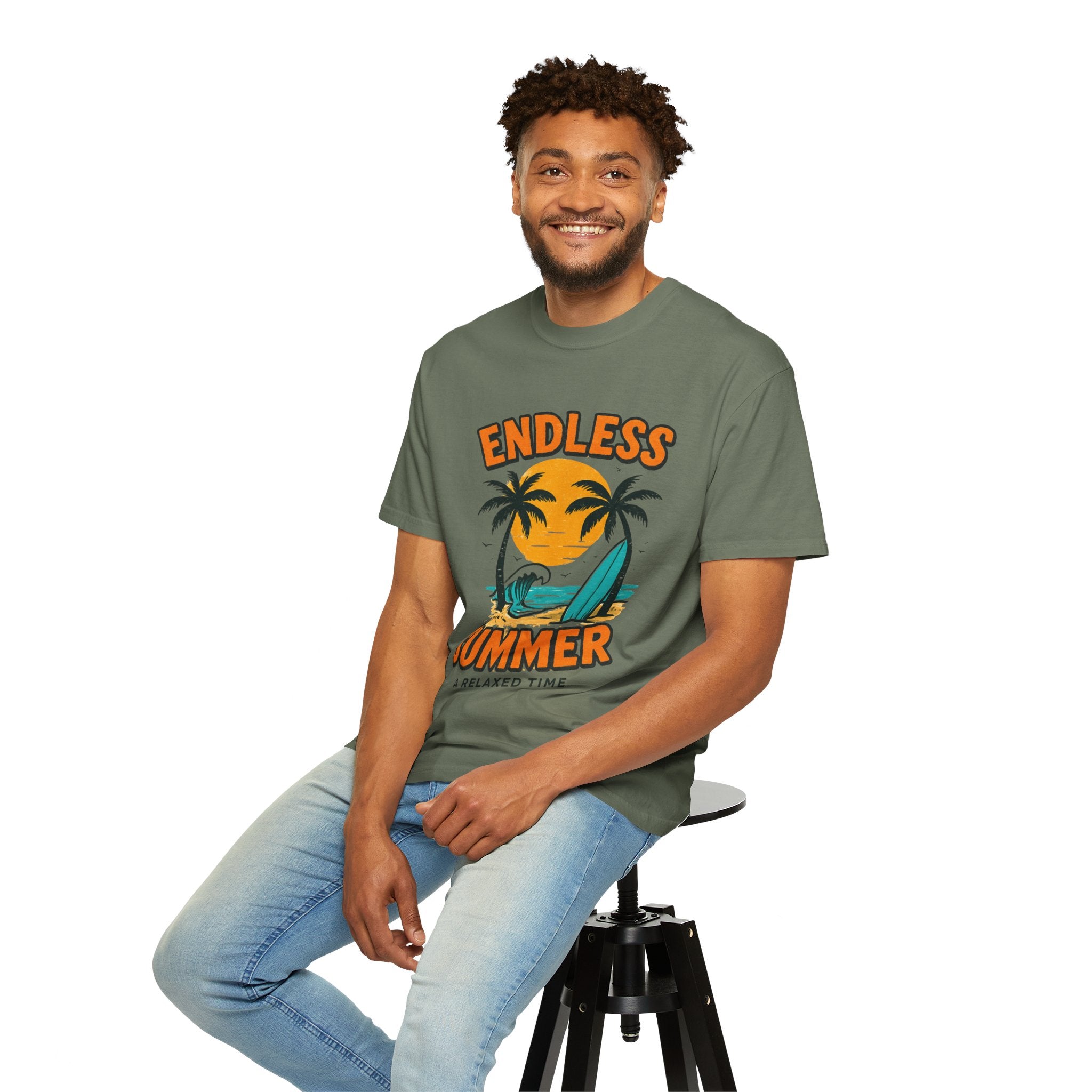 Endless Summer T-Shirt, Relaxed Beach Vibes Tee