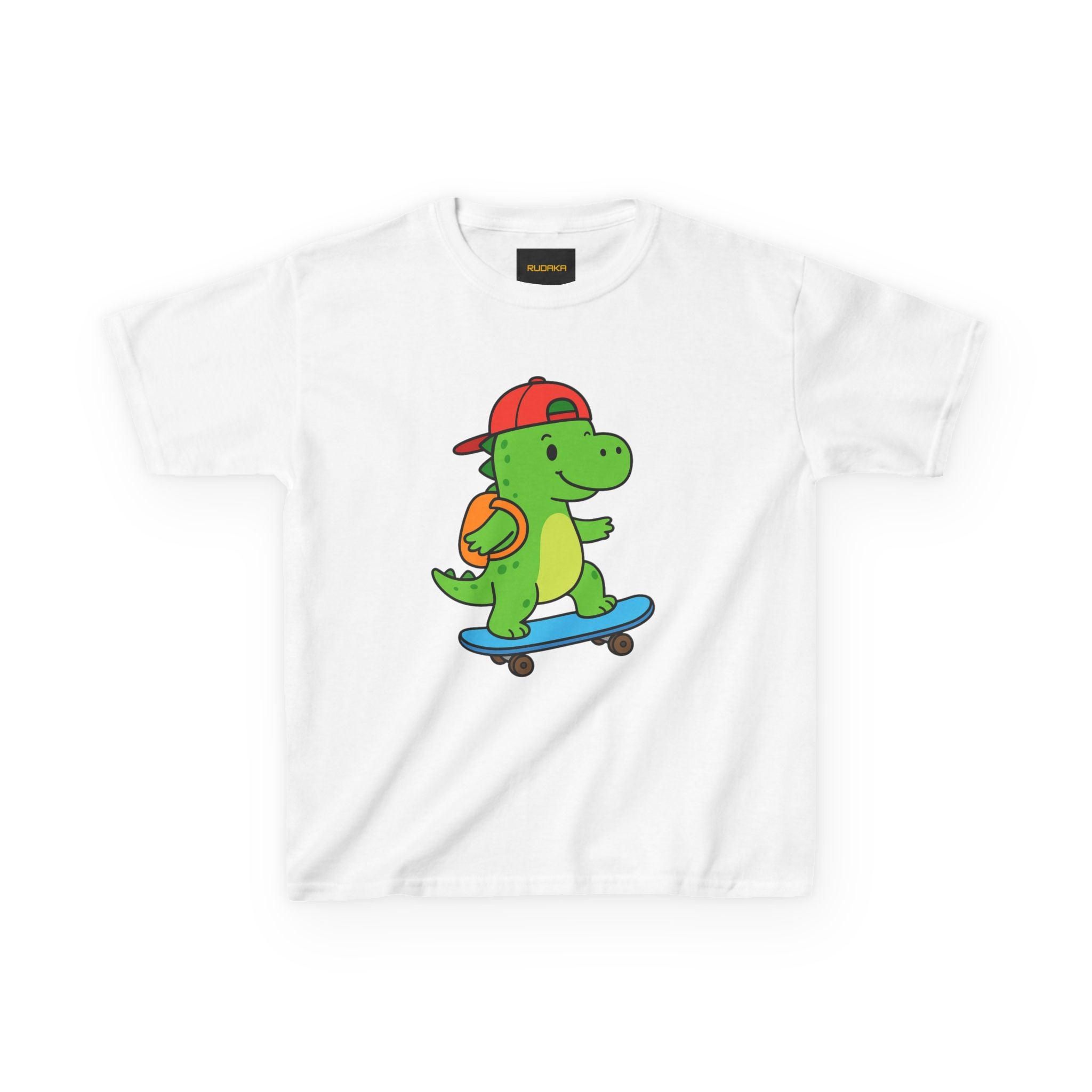Dino Skateboard Kids Tee