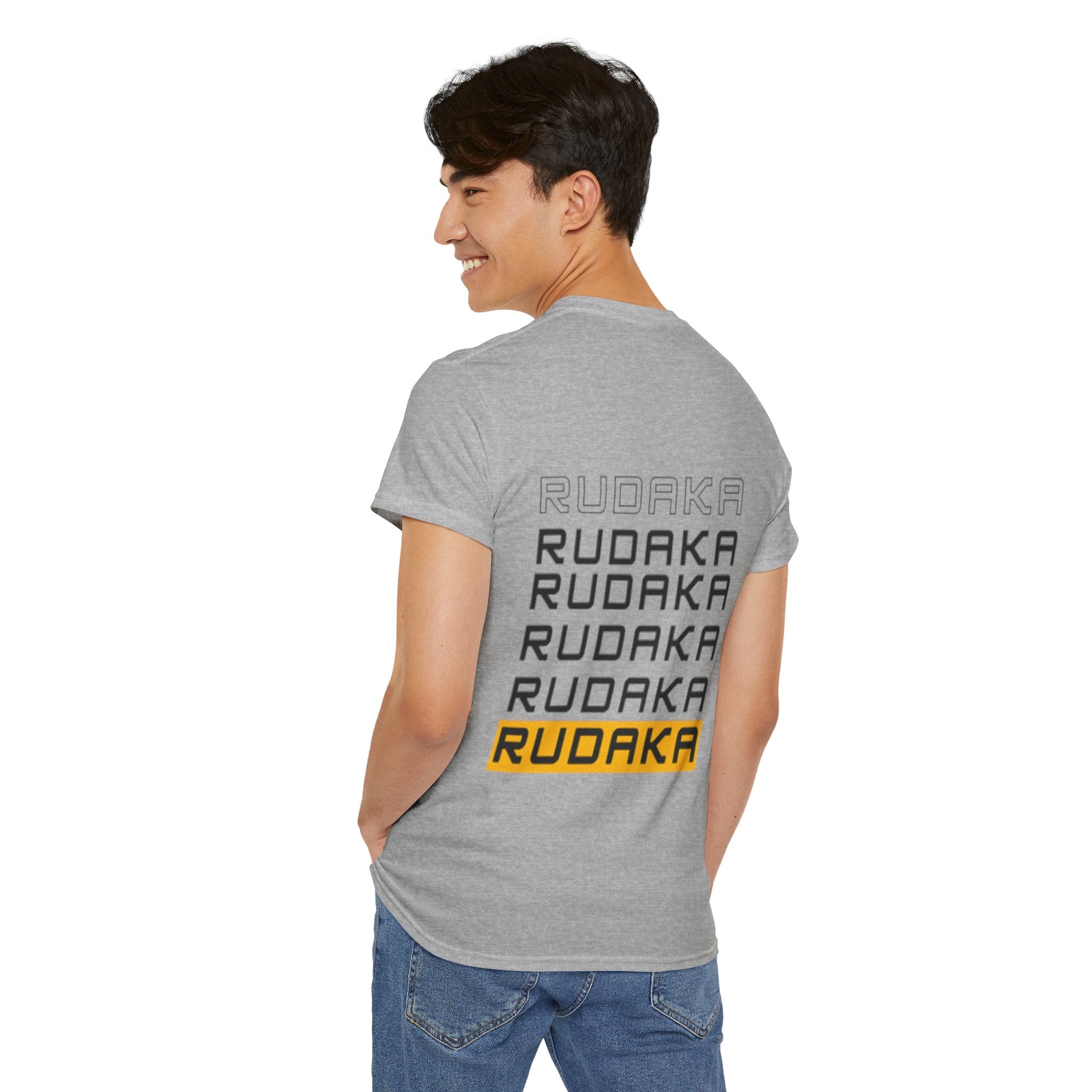 Rudaka Unisex Cotton Tee, Casual Wear, Street Fashion