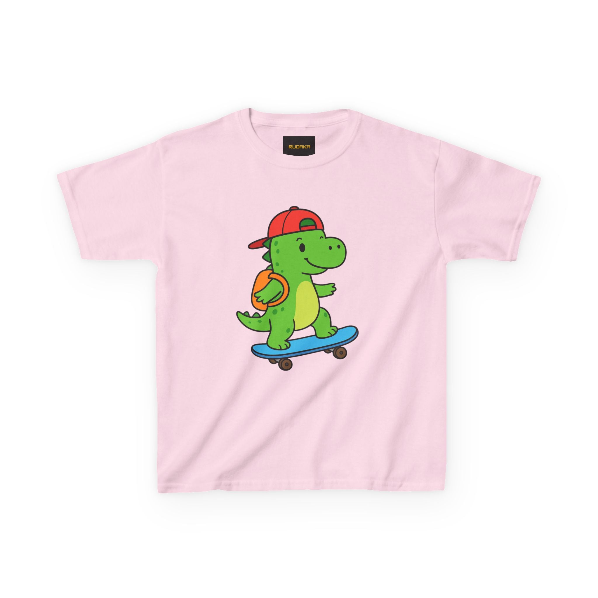 Dino Skateboard Kids Tee