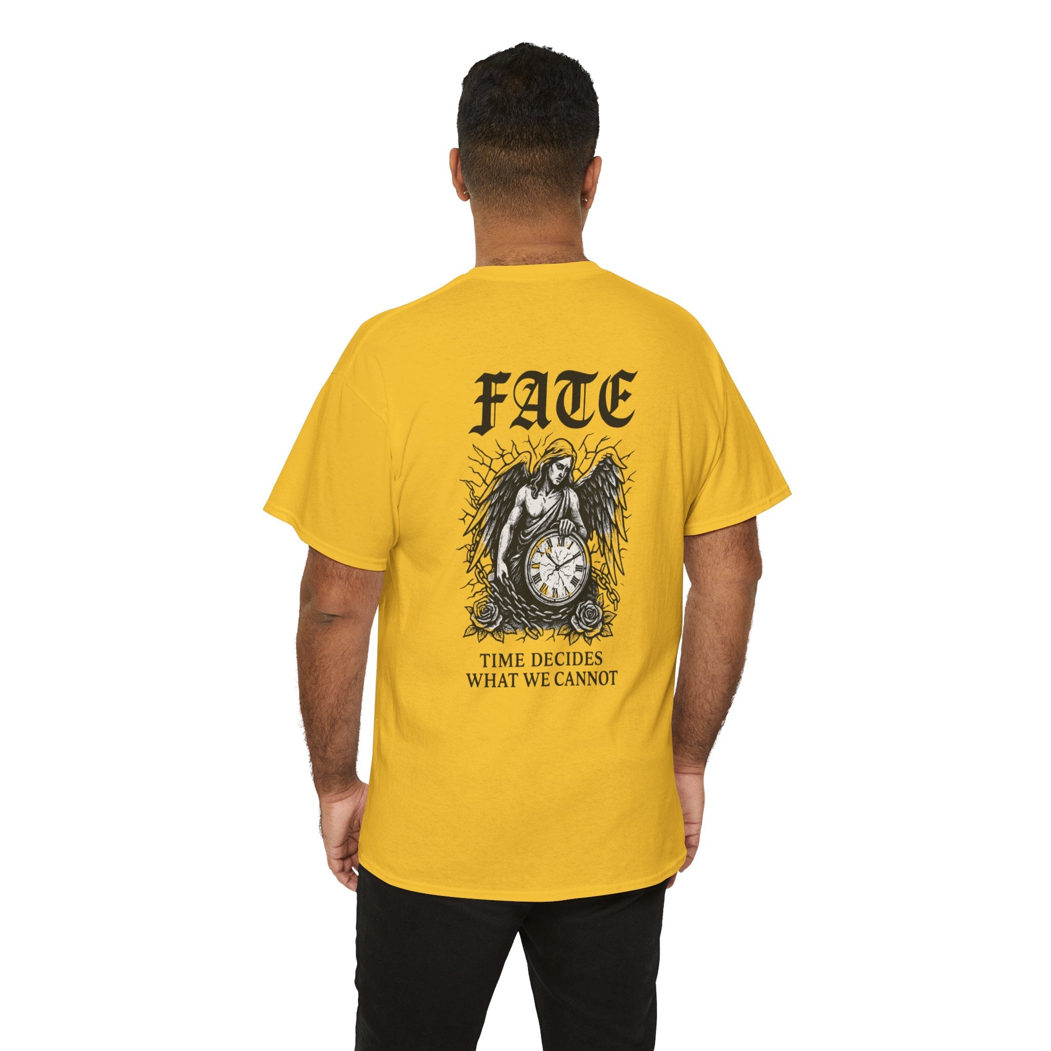 Fate-themed Unisex Tee - Time Decides Graphic Shirt
