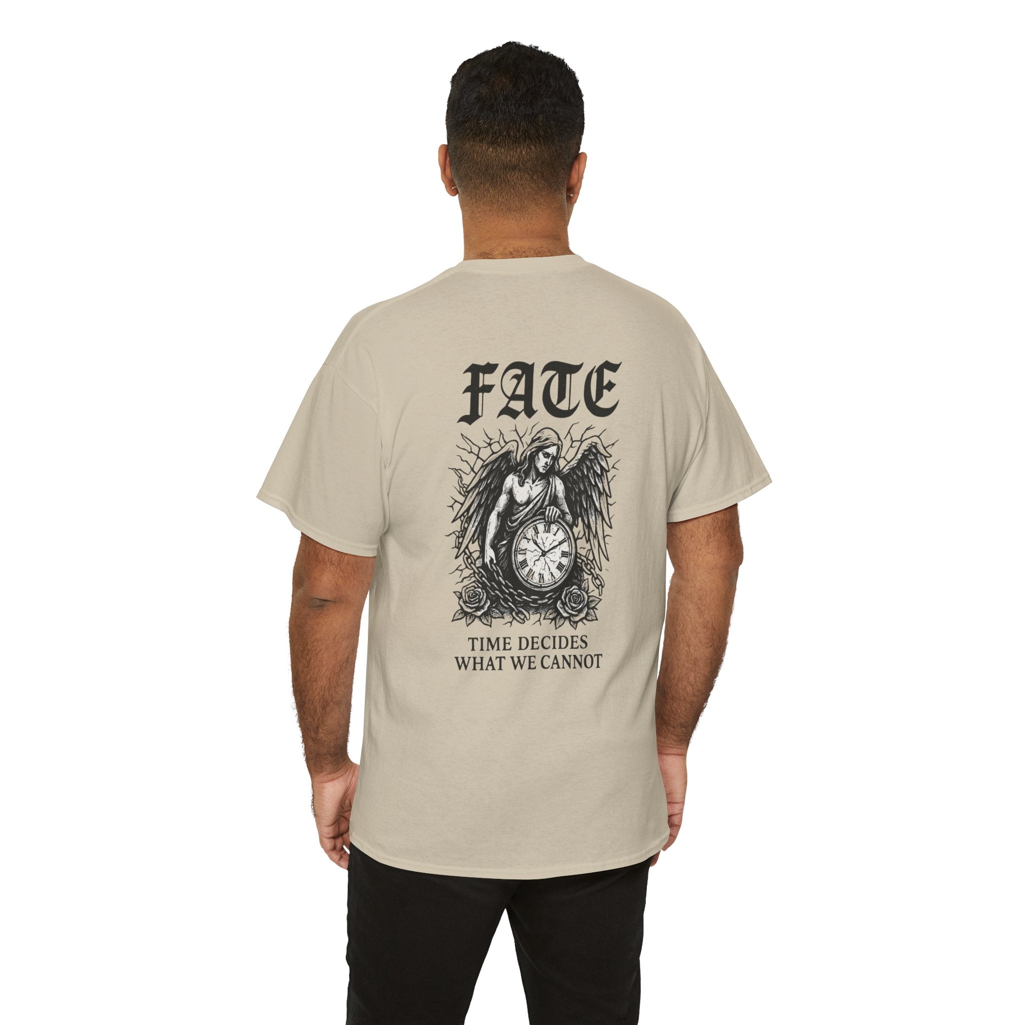 Fate-themed Unisex Tee - Time Decides Graphic Shirt