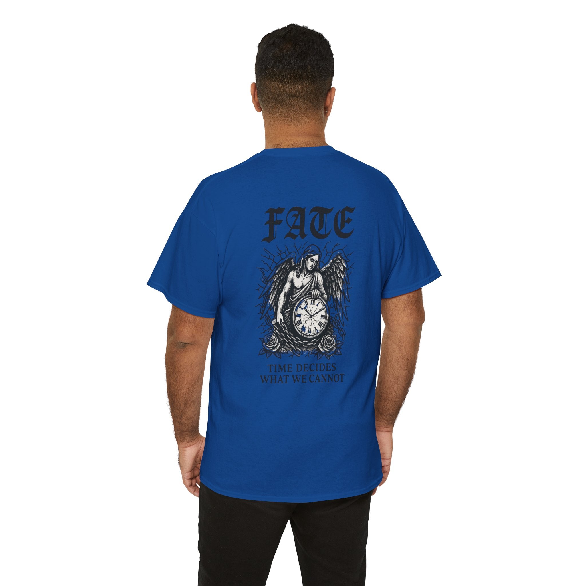Fate-themed Unisex Tee - Time Decides Graphic Shirt