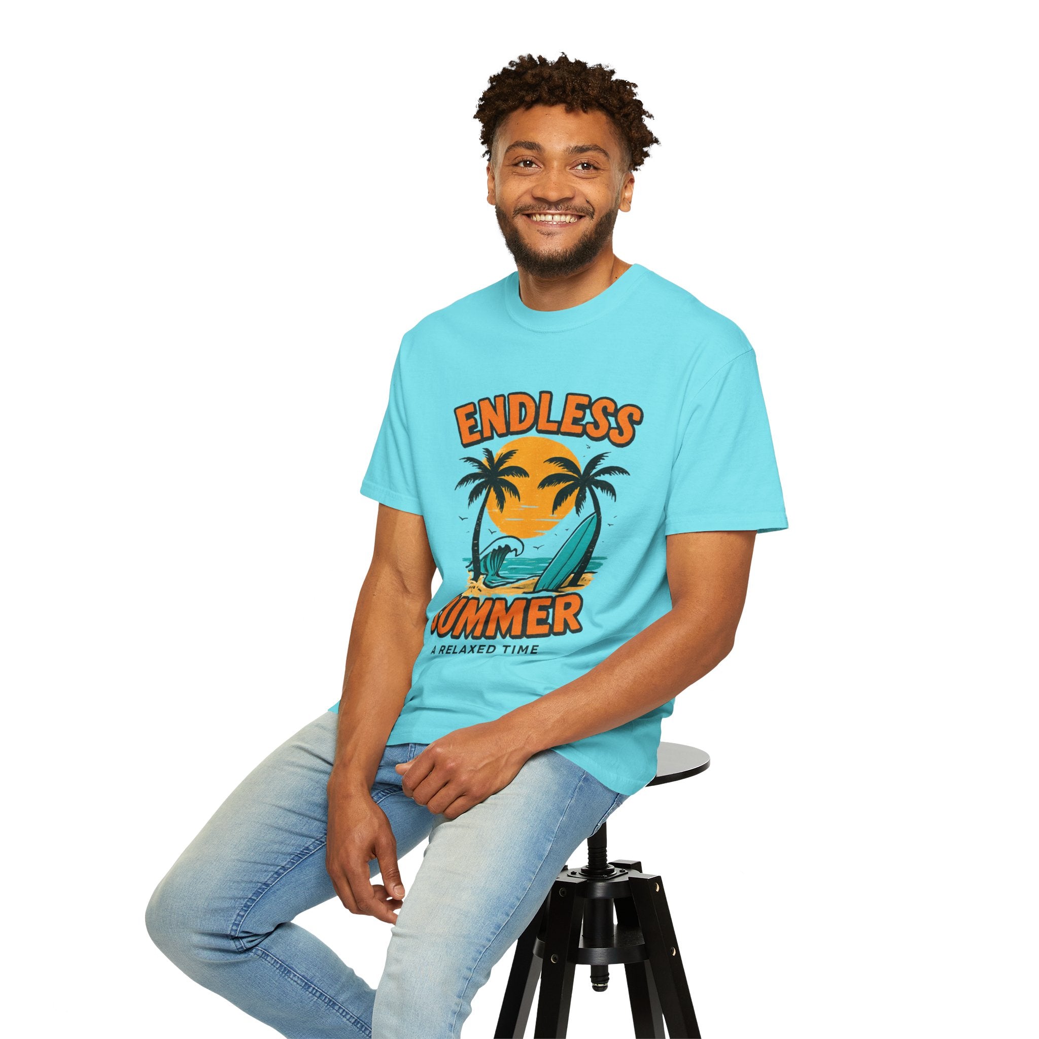 Endless Summer T-Shirt, Relaxed Beach Vibes Tee